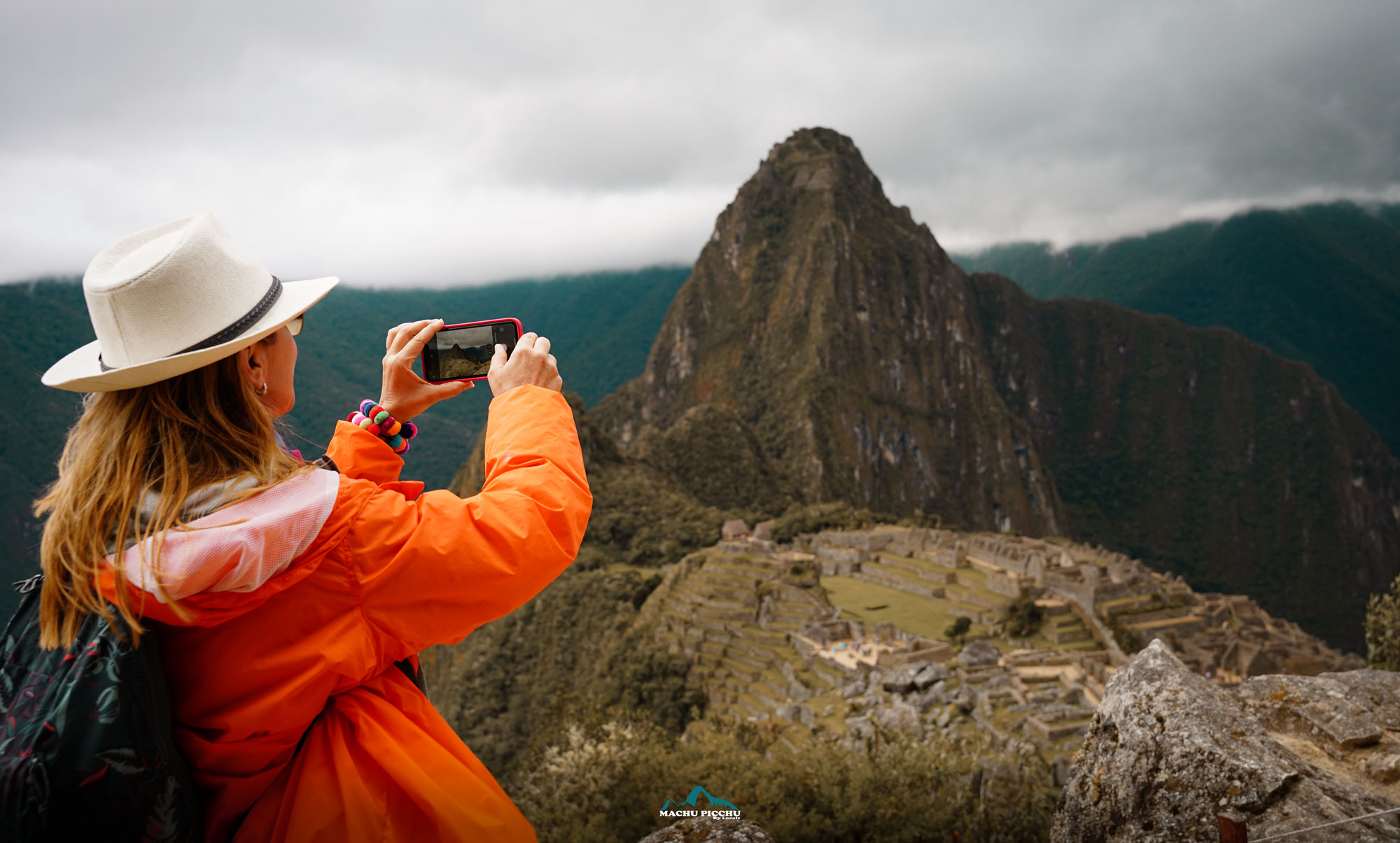 View in the short Inca Trail to Machu Picchu